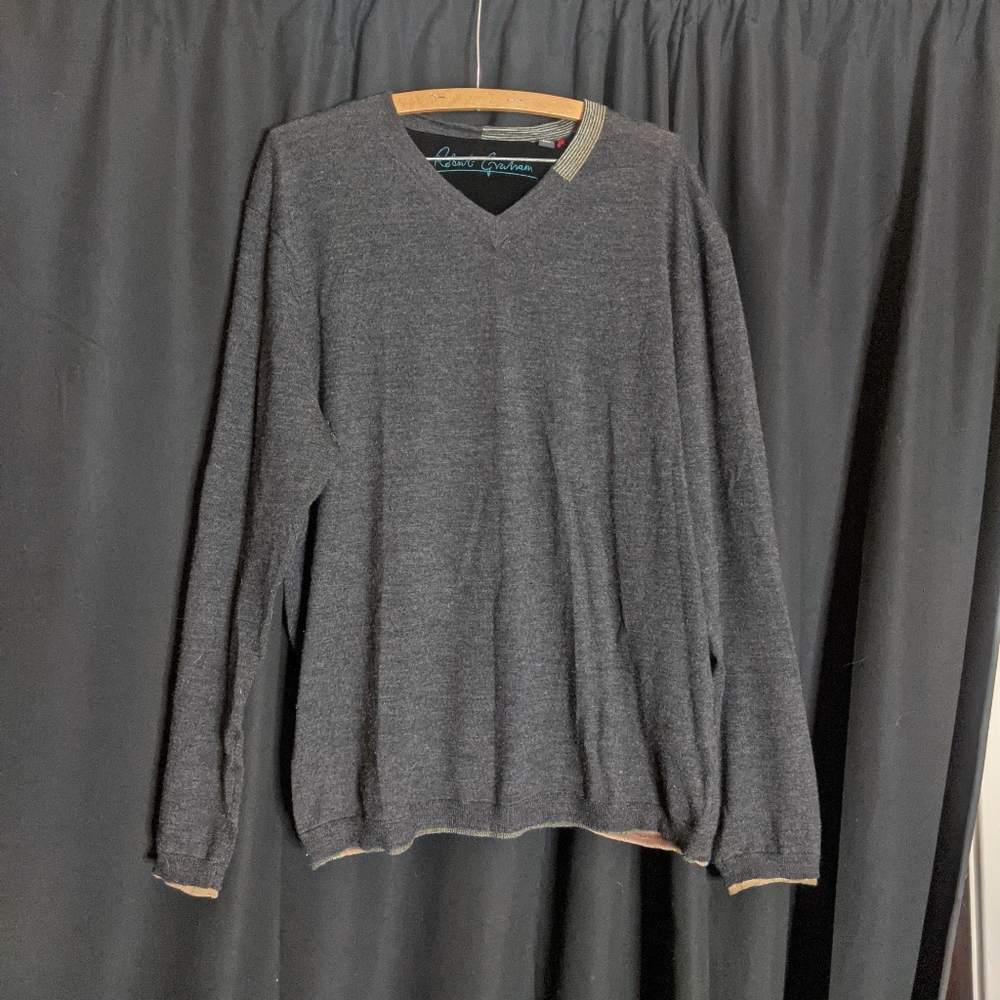 Robert Graham v-neck double sweater